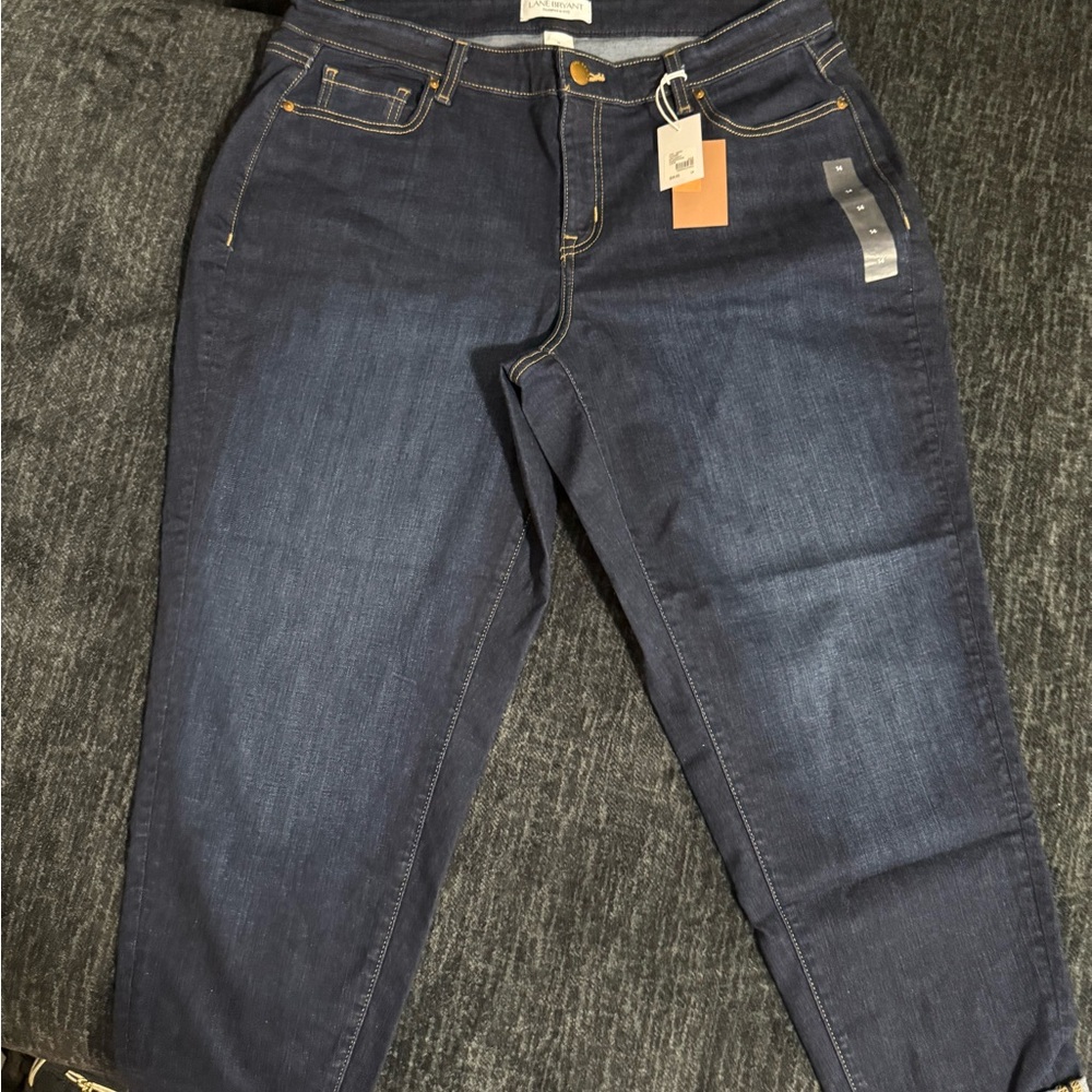 Lane Bryant Women's‎ Dark Blue Skinny Jeans